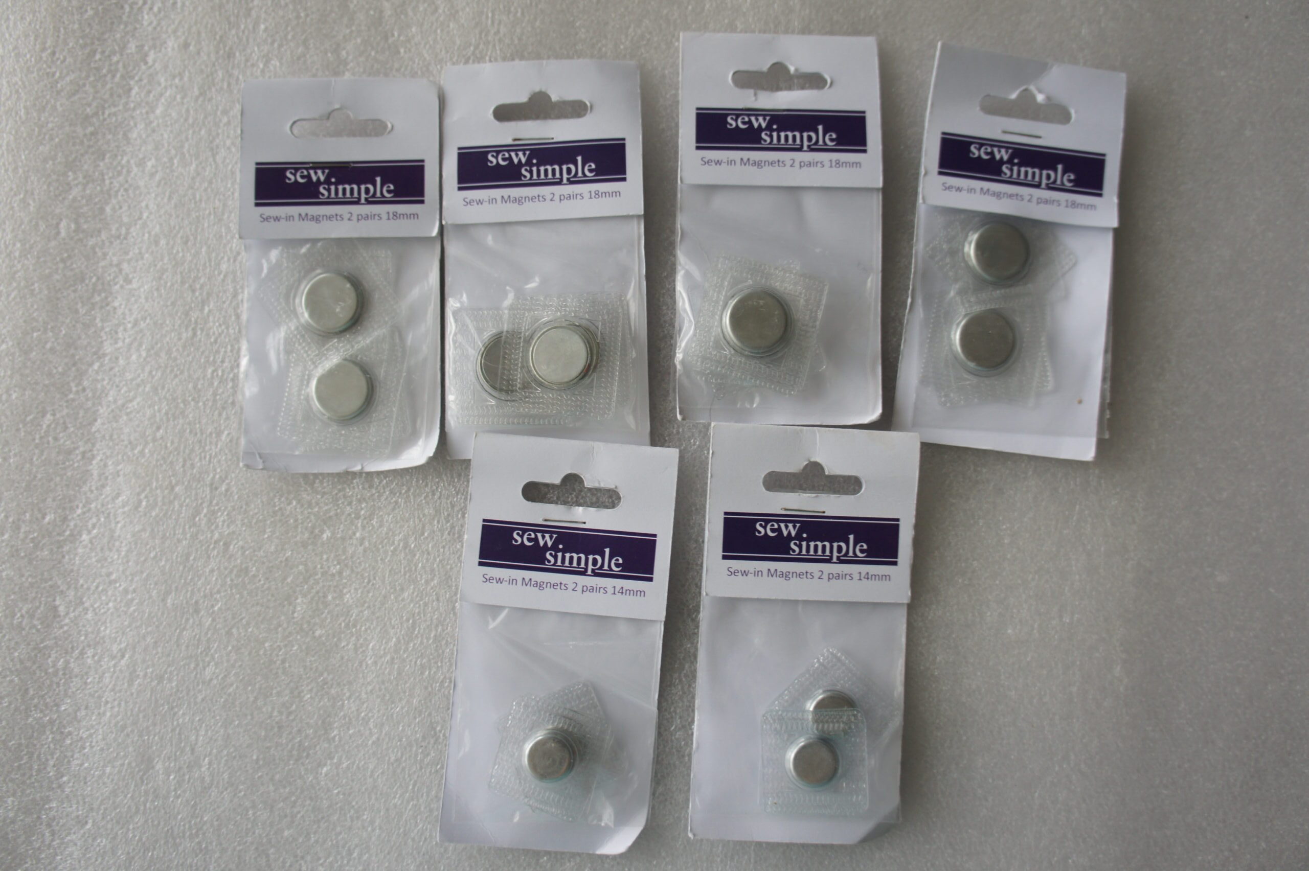 Metal Seamless Magnetic Buckle 10 Pairs , No Sewing Required, Bag Clip ...